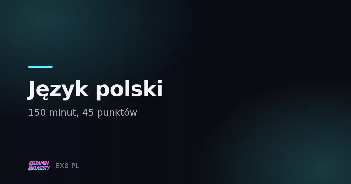 Uczennica pisze wypracowanie na egzaminie ósmoklasisty z języka polskiego