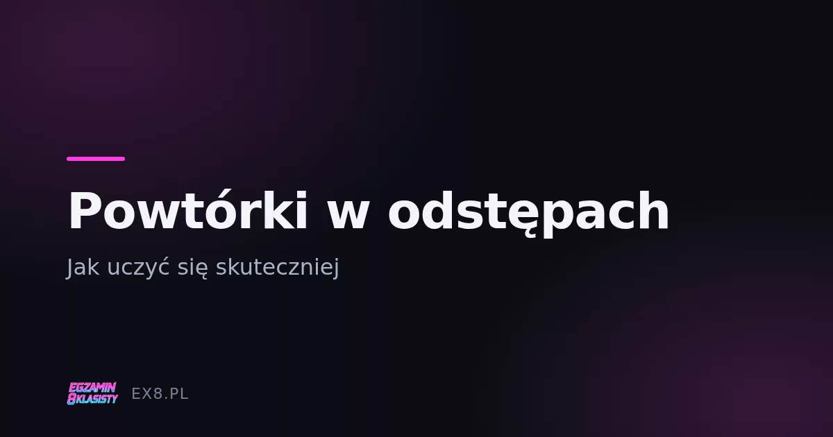Uczeń rozwiązuje zadania zamiast czytać notatki, ucząc się do egzaminu