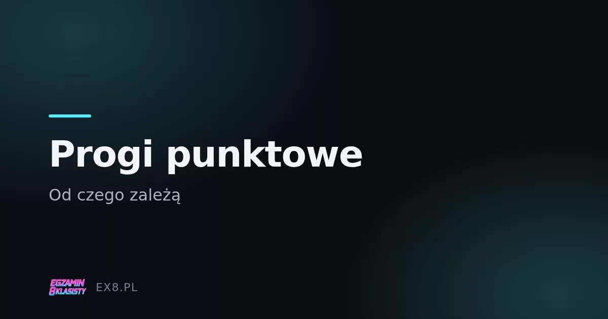 Lista rankingowa kandydatów do liceum z progiem punktowym